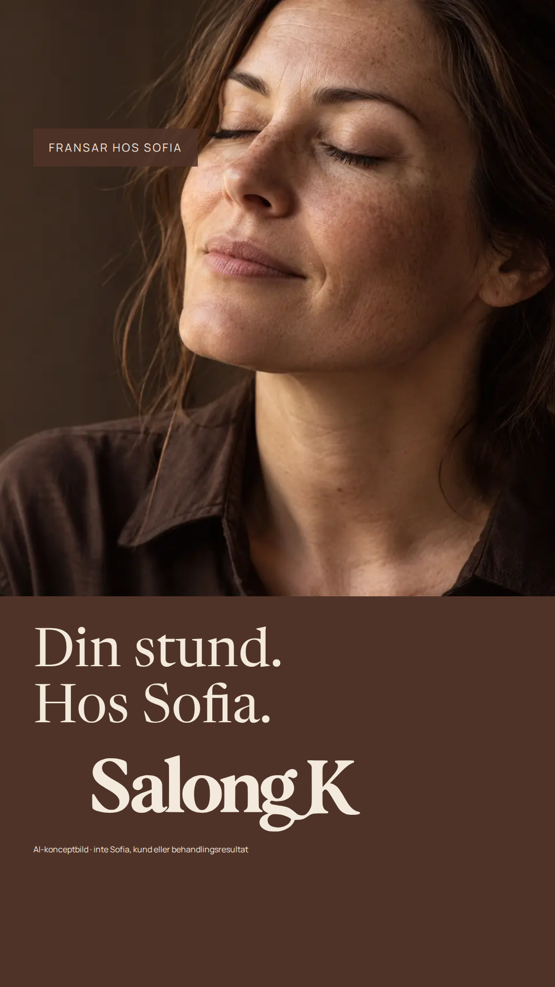 Storymall med foto och rubrik